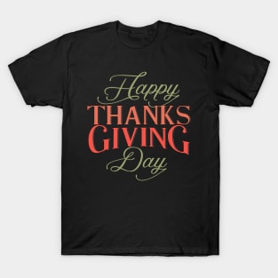 Happy Turkey Day Shirt Cute Little Pilgrim Gift Thanksgiving T-Shirt